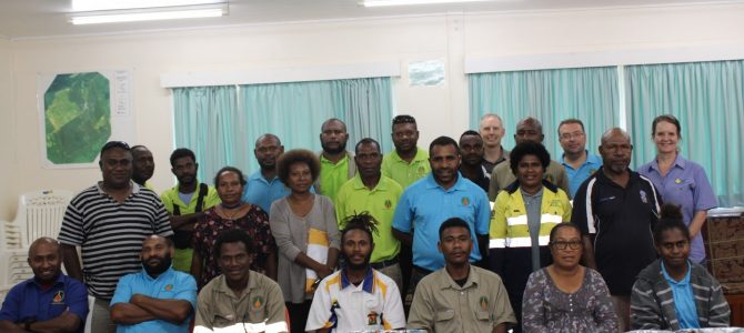 Standardizing Pest and Disease (P&D) Operations through training of new PNG OPRA OICs and P&D Personnel.